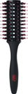Furçë rrethore flokësh Wet Brush Fast Dry Round Brush, tharje e shpejtë, me dorëz ergonomike, ngjyrë e zezë
