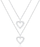 Qafore për femra JVD SVLN0365X61BI45, 45 cm, e argjendtë