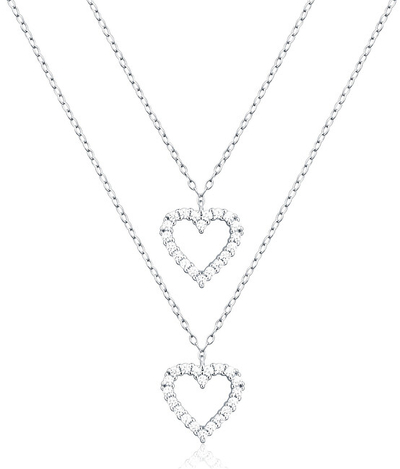 Qafore për femra JVD SVLN0365X61BI45, 45 cm, e argjendtë