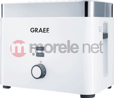 Thekëse buke Graef TO 61, 1000 W, e bardhë/argjendtë