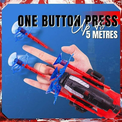 Lodër për fëmijë - gjuajtës i shtizave Spiderman LFGJKS, kuqe/zezë