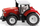 Lodër traktor Siku Mauly X540, metal diecast, rrota gome, i kuq me tavan të bardhë