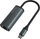 Adapter USB Savio AK-56, USB-C 3.1 Gen 1 në RJ-45 Gigabit Ethernet, gri e errët