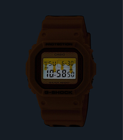 Orë dore për meshkuj Casio G-Shock DW-5600SLC-9ER, e verdhë