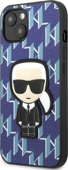 Mbulesë telefoni Karl Lagerfeld KLHCP13MPMNIKBL, për iPhone 13, hardcase, blu