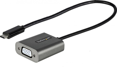 Adapter video StarTech USB C në VGA, 1080p, kabllo 30 cm, i bardhë