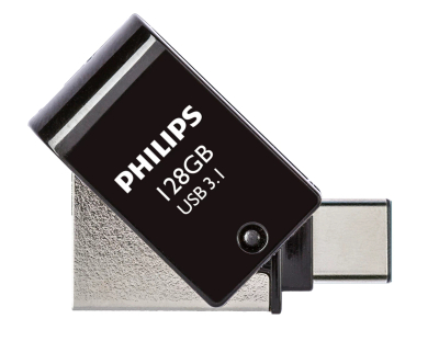 USB Philips 3.1, 2në1 USB-C, 128GB