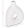 Vazo dekorative Clayvon 17x7x20Hcm (HM4414), bardhë