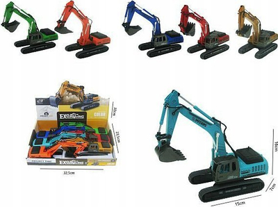 Lodër eskavator Hipo Excavator, plastikë, me kovë që lëviz, shumëngjyrësh