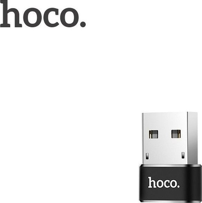 Adapter USB Hoco UA6, USB C në USB, ngjyrë e zezë