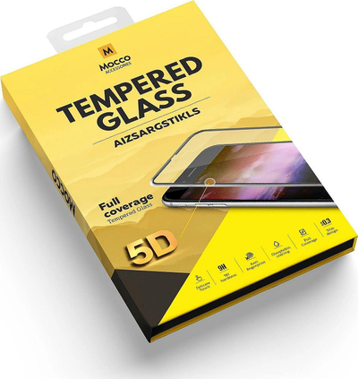 Mbrojtës ekrani Mocco Full Glue 5D Signature Edition, Xiaomi Redmi 7, xham i temperuar, i zi