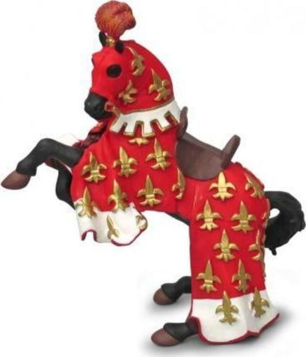 Figurë lodër PAPO Fantasy World Red Prince Philip's Horse, PVC, për fëmijë 3+, e kuqe kafe