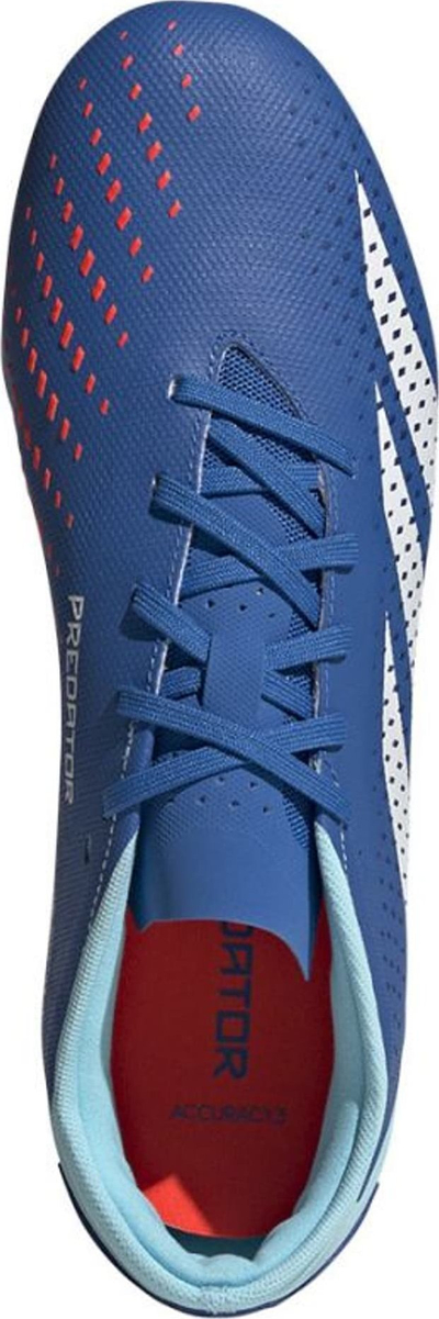 Këpucë futbolli Adidas Predator Accuracy.3 L FG M GZ0015, për fusha me bar natyral, për burra, blu