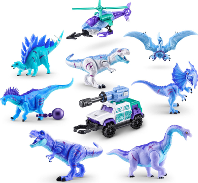 Lodër surprizë Zuru 5 Surprise Dino Strike Ice Age, set ndërtimi, me slime, shumëngjyrëshe