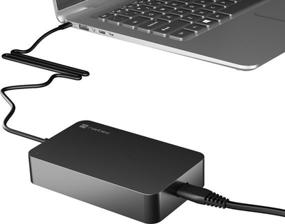 Адаптер за полнење Natec Grayling NZU-2035, 90W, USB-C Power Delivery, црн
