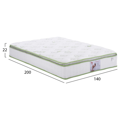 Dyshek Continuous Spring & mbulesë Aloe Vera 140x200cm (HM372.13)