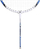Raketë badminton Wish Steeltec 9, çelik, me mbulesë, bardh e kaltër