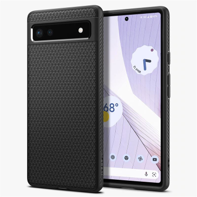 Mbështjellëse për Google Pixel 6a Spigen Liquid Air, e zezë