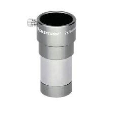 Lentja Barlow Celestron Omni 2x, 1.25", metalike, argjendtë