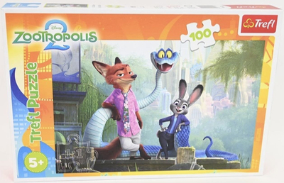 Puzzle Trefl Secrets of Zootopia, 100 copa, shumëngjyrësh