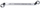 Çelës unazor dyansh Stahlwille 41045507, 5.5 mm, 7 mm, ngjyrë argjendi