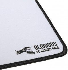 Подлога Glorious PC Gaming Race Extended White, XL, бел