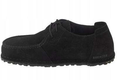 Atlete Birkenstock Utti Lace, lëkurë suede, shollë anatomike, bezhë