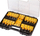 Set frezash për dru Dewalt DT90017-QZ, 22 copa, bosht 8mm, i verdhë