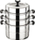 Tenxhere avullimi Maestro MR-2900-28, çelik inox, shumëkatëshe, argjendtë