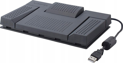 Pedale këmbësh Olympus RS 28H, USB, 3 butona, gri e errët