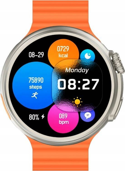 Orë e zgjuar Yaxo Oxnard Lumen, Bluetooth, mat aktivitetin, portokalli