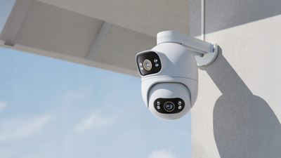 Nадворешна безбедносна камера Imilab EC6 Dual, 3K, Wi‑Fi, IP66, бела