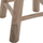 Stol Kont druri teak i shkurtër natyral Φ30×45 cm (HM9337)