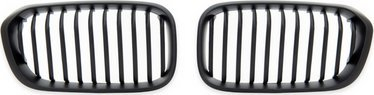 Grillë para BMW Seria 1 F20 F21 Facelift, Single Line, plastikë ABS, e zezë mat