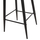 Stol bari mesatar Vanessa 45,5×46×97 cm (HM9300.12), zezë