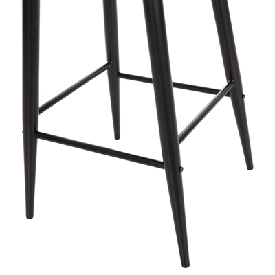 Stol bari mesatar Vanessa 45,5×46×97 cm (HM9300.12), zezë