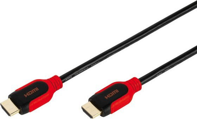 Kabllo HDMI Vivanco High Speed, 4K, 1.5m, e zezë me të kuqe