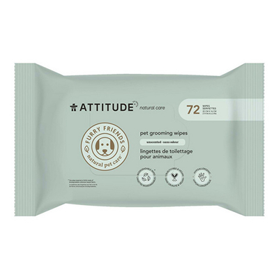 Letra të lagura për qen Attitude z68156, 72 copë