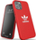 Kapitëse telefoni Adidas Molded Case iPhone 12 Pro Max 6.7", plastike, e kuqe