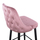 Karrige bar Serenity HM8519.02, velvet, kornizë metalike, rozë dusty