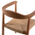 Karrige druri teak & litar synthetic 59,5×56×76,5 cm (HM9389.01)