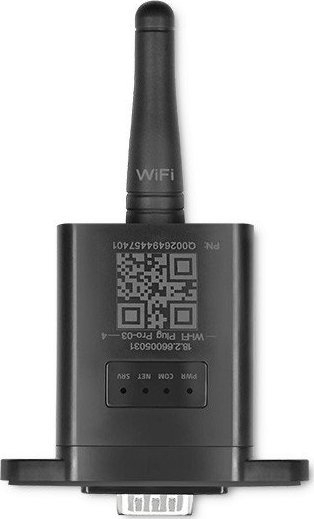 Modul Wi‑Fi Qoltec WiFi Plug Pro-03, për inverter solar, RS232, i zi