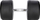 Hantel HMS HG PRO 42.5, 42.5kg, i veshur me gomë, i zi
