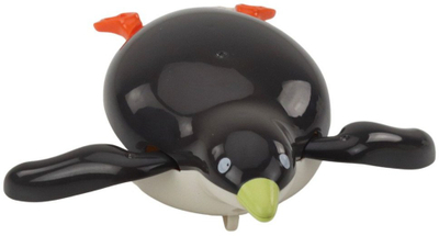 Lodër për banjo LeanToys Pinguin me dredhje, plastik, shumëngjyrësh