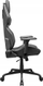Karrige lojrash Cougar Hotrod, ergonomike, e zezë