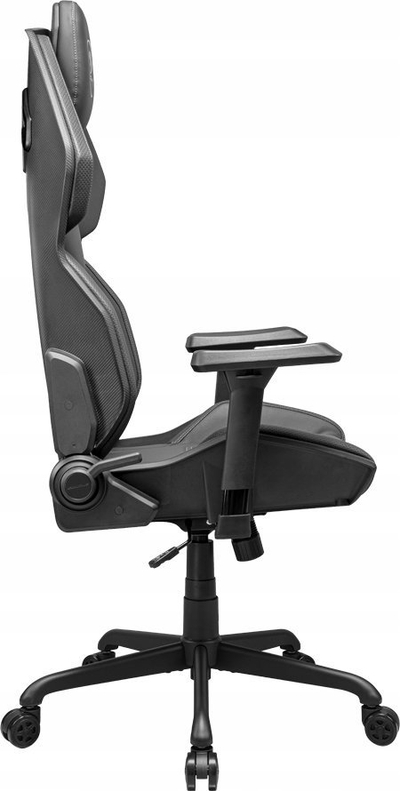 Karrige lojrash Cougar Hotrod, ergonomike, e zezë