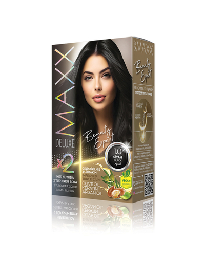 Ngjyrë për flokë Maxx Deluxe B.Expert, 1.0 Black, 50ml