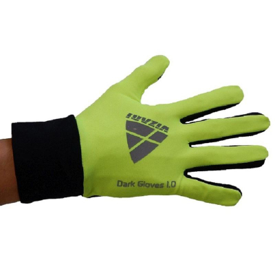 Doreza vrapimi Vizari Dark Gloves 1.0, madhësia S, me ekran prekje, jeshile e zezë