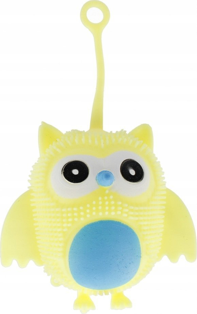 Lodër antistres Mega Creative Buf i Shtrydhshëm, 9cm, me dritë LED, shumëngjyrësh