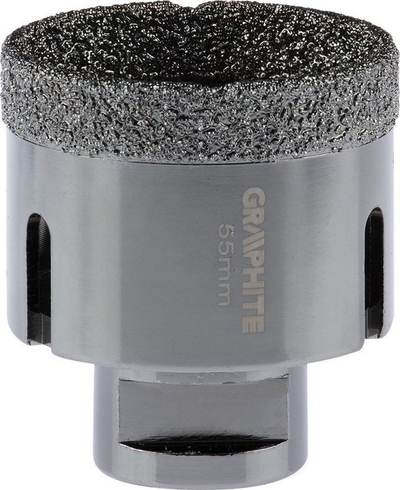 Sharrë rrethore diamant GRAPHITE 55H313, 55 mm, fije M14
